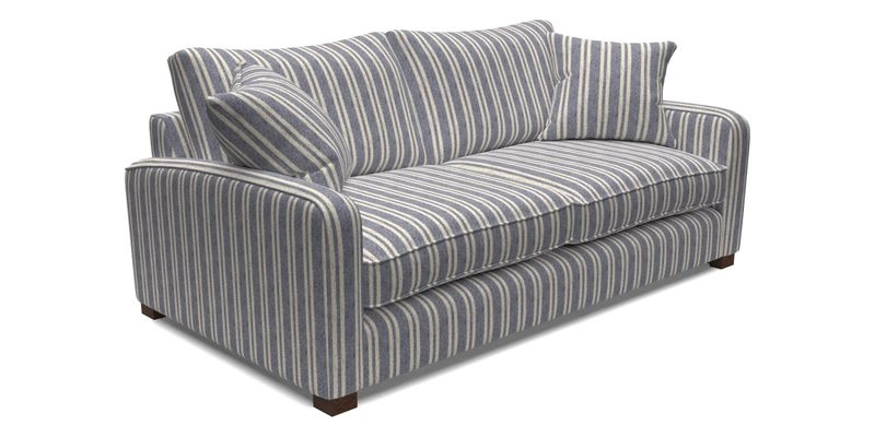 Brook Green 3 Seater Sofa in Two Tone Plain Biscuit
