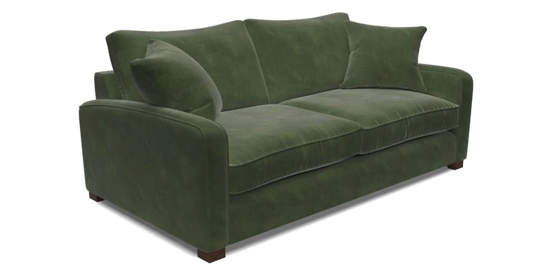 Brook Green 3 Seater Sofa in Two Tone Plain Biscuit