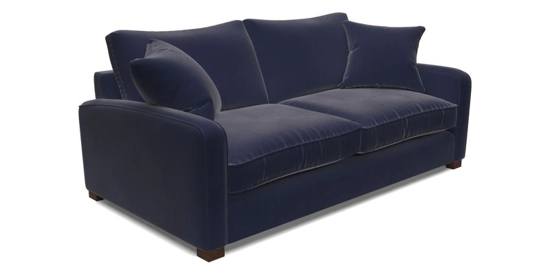 Brook Green 3 Seater Sofa in Two Tone Plain Biscuit
