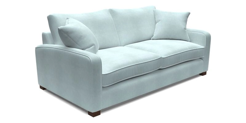 Brook Green 3 Seater Sofa in Two Tone Plain Biscuit