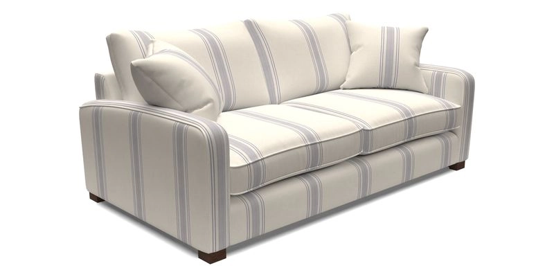 Brook Green 3 Seater Sofa in Two Tone Plain Biscuit
