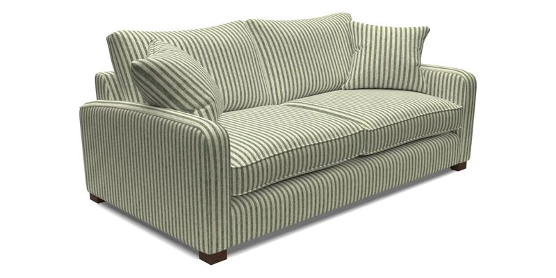 Brook Green 3 Seater Sofa in Two Tone Plain Biscuit