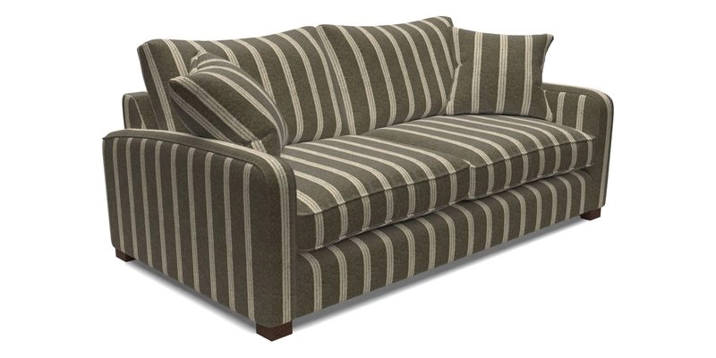 Brook Green 3 Seater Sofa in Two Tone Plain Biscuit