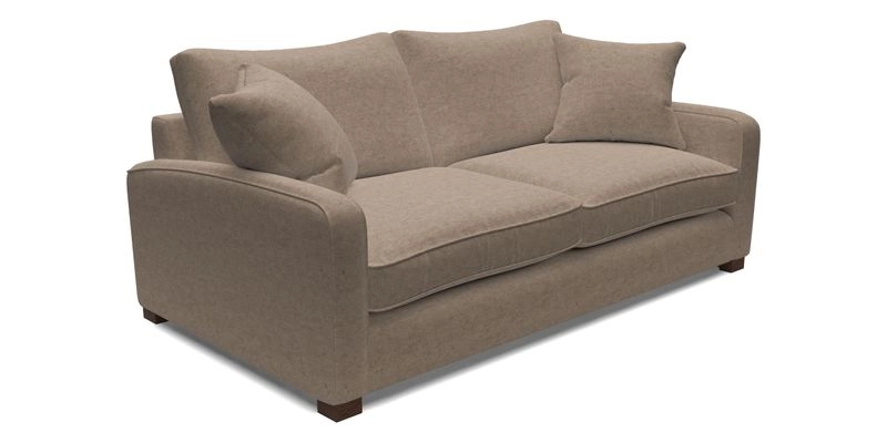 Brook Green 3 Seater Sofa in Two Tone Plain Biscuit