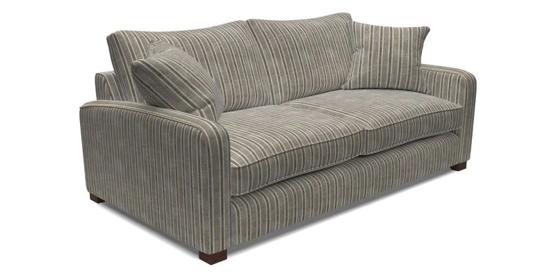 Brook Green 3 Seater Sofa in Two Tone Plain Biscuit