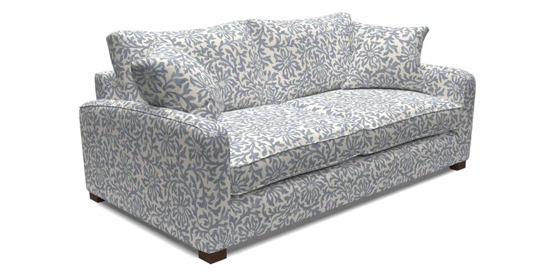 Brook Green 3 Seater Sofa in Two Tone Plain Biscuit