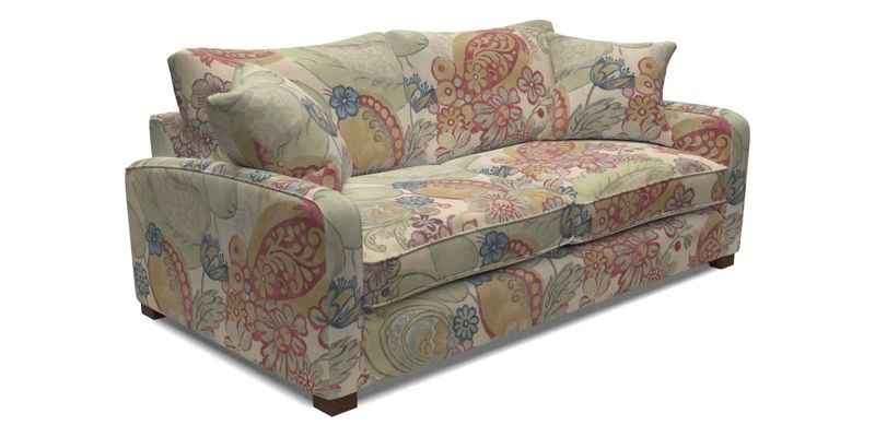 Brook Green 3 Seater Sofa in Two Tone Plain Biscuit