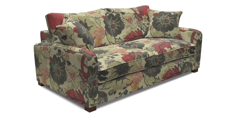 Brook Green 3 Seater Sofa in Two Tone Plain Biscuit