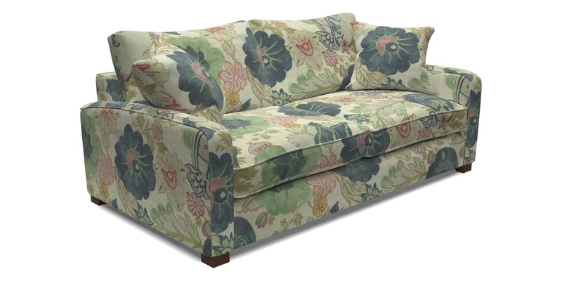 Brook Green 3 Seater Sofa in Two Tone Plain Biscuit