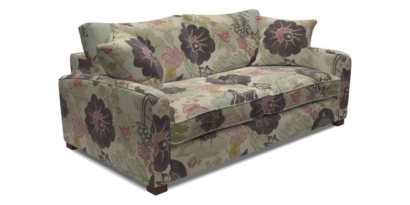 Brook Green 3 Seater Sofa in Two Tone Plain Biscuit