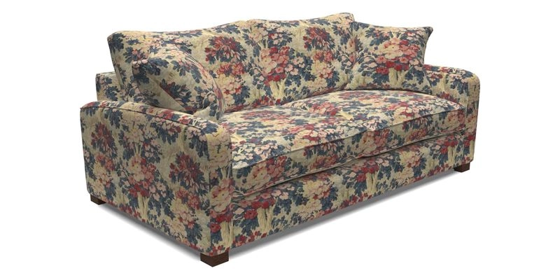 Brook Green 3 Seater Sofa in Two Tone Plain Biscuit