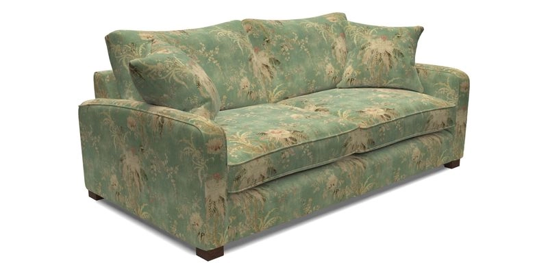 Brook Green 3 Seater Sofa in Two Tone Plain Biscuit