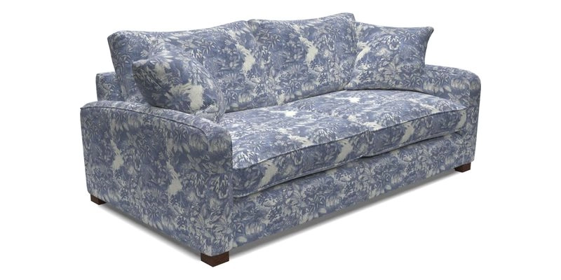 Brook Green 3 Seater Sofa in Two Tone Plain Biscuit