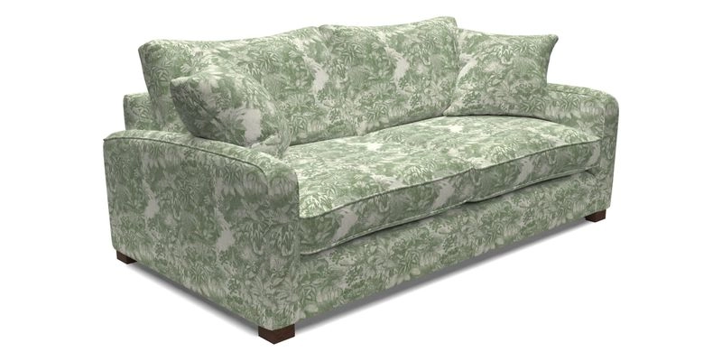 Brook Green 3 Seater Sofa in Two Tone Plain Biscuit