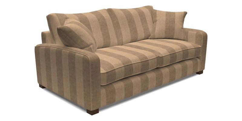 Brook Green 3 Seater Sofa in Two Tone Plain Biscuit