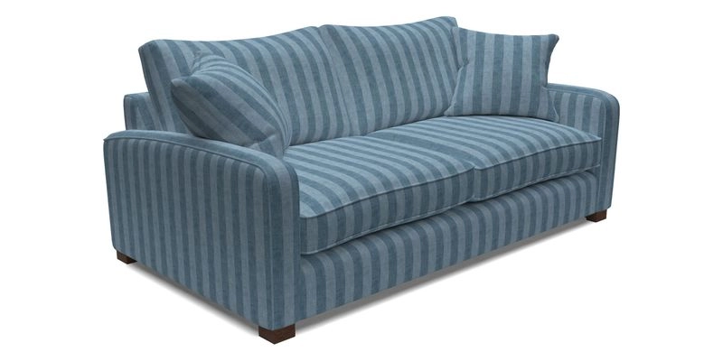 Brook Green 3 Seater Sofa in Two Tone Plain Biscuit