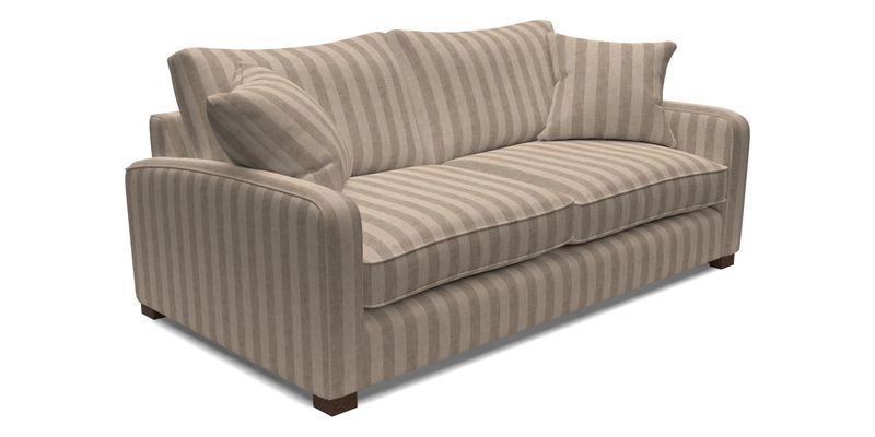 Brook Green 3 Seater Sofa in Two Tone Plain Biscuit
