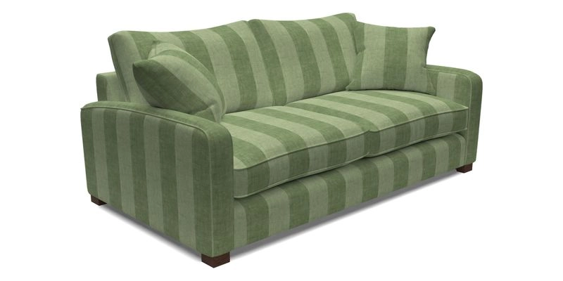 Brook Green 3 Seater Sofa in Two Tone Plain Biscuit