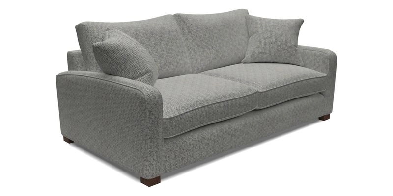 Brook Green 3 Seater Sofa in Two Tone Plain Biscuit