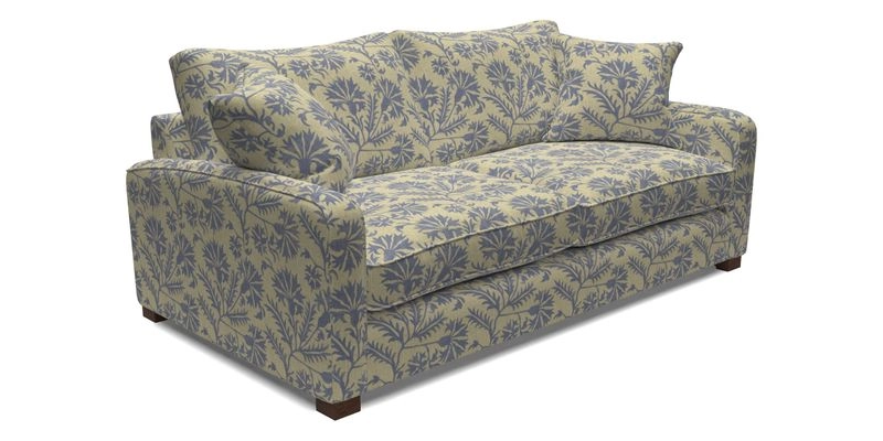 Brook Green 3 Seater Sofa in Two Tone Plain Biscuit