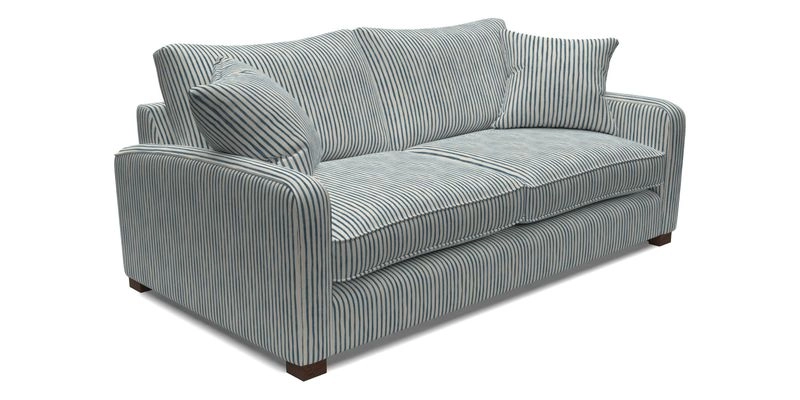 Brook Green 3 Seater Sofa in Two Tone Plain Biscuit