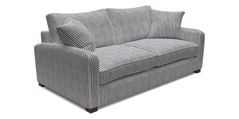 Brook Green 3 Seater Sofa in Two Tone Plain Biscuit