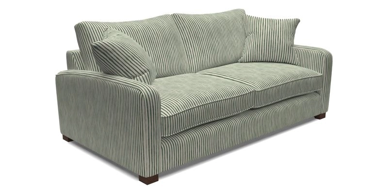 Brook Green 3 Seater Sofa in Two Tone Plain Biscuit