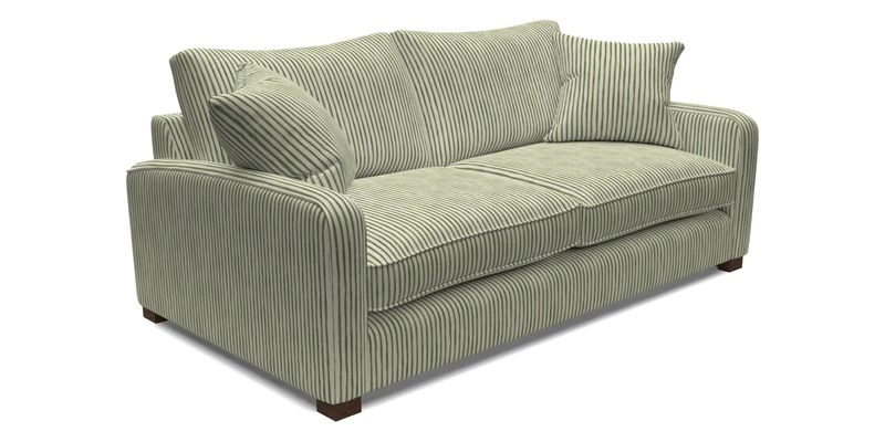 Brook Green 3 Seater Sofa in Two Tone Plain Biscuit