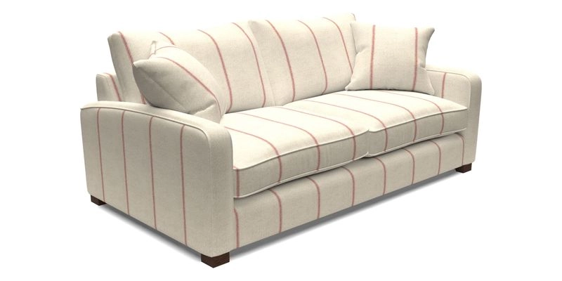 Brook Green 3 Seater Sofa in Two Tone Plain Biscuit