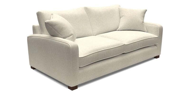 Brook Green 3 Seater Sofa in Two Tone Plain Biscuit