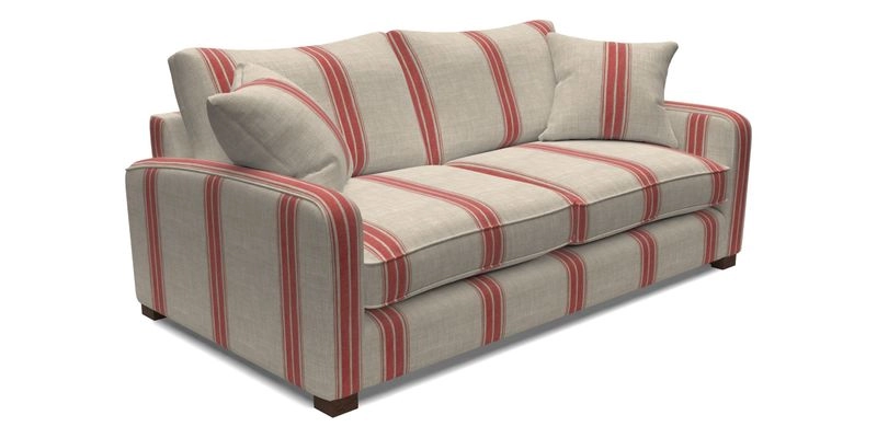 Brook Green 3 Seater Sofa in Two Tone Plain Biscuit
