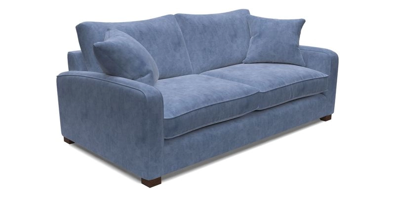 Brook Green 3 Seater Sofa in Two Tone Plain Biscuit