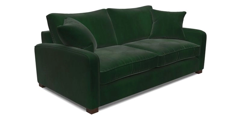 Brook Green 3 Seater Sofa in Two Tone Plain Biscuit