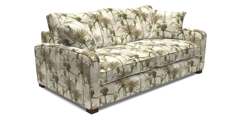 Brook Green 3 Seater Sofa in Two Tone Plain Biscuit