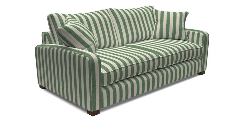 Brook Green 3 Seater Sofa in Two Tone Plain Biscuit