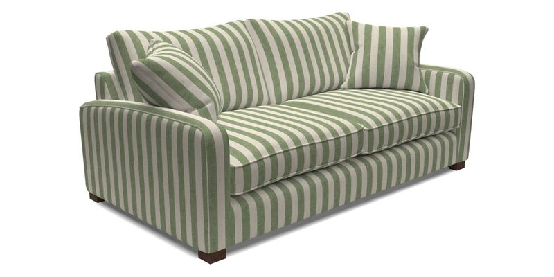 Brook Green 3 Seater Sofa in Two Tone Plain Biscuit