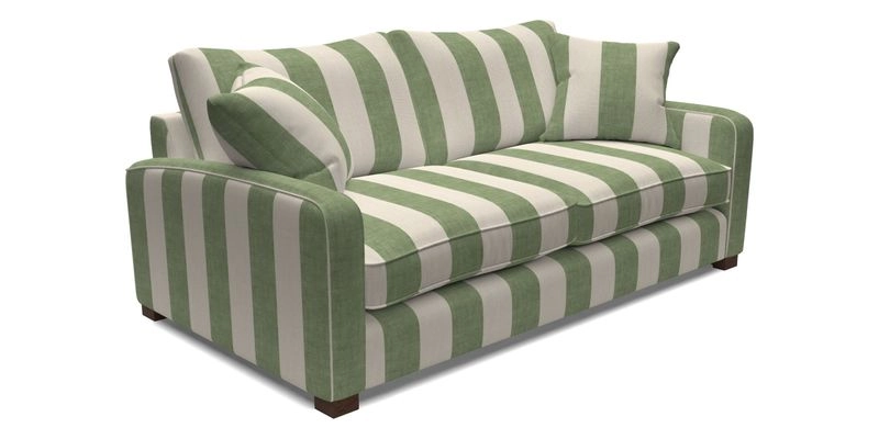 Brook Green 3 Seater Sofa in Two Tone Plain Biscuit