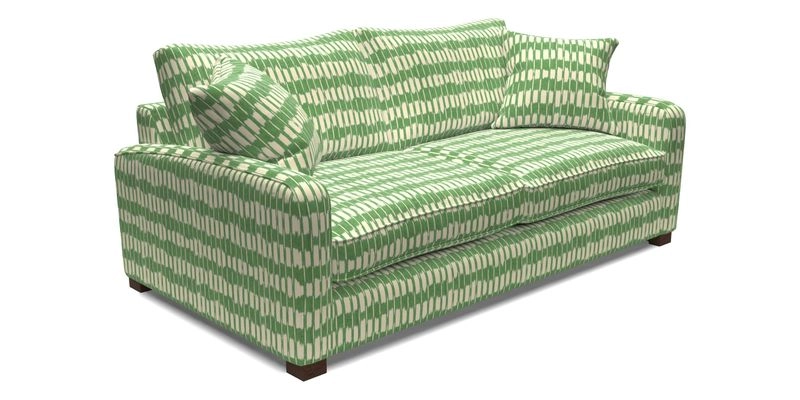 Brook Green 3 Seater Sofa in Two Tone Plain Biscuit