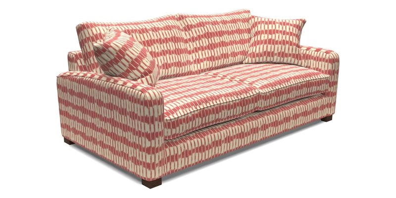 Brook Green 3 Seater Sofa in Two Tone Plain Biscuit