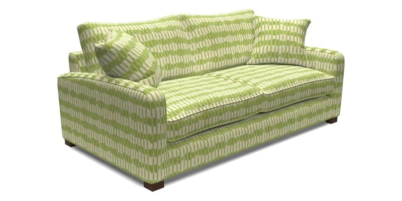 Brook Green 3 Seater Sofa in Two Tone Plain Biscuit
