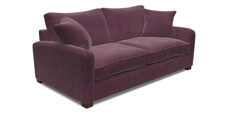 Brook Green 3 Seater Sofa in Two Tone Plain Biscuit