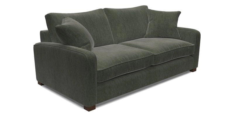 Brook Green 3 Seater Sofa in Two Tone Plain Biscuit