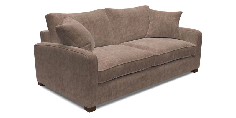 Brook Green 3 Seater Sofa in Two Tone Plain Biscuit