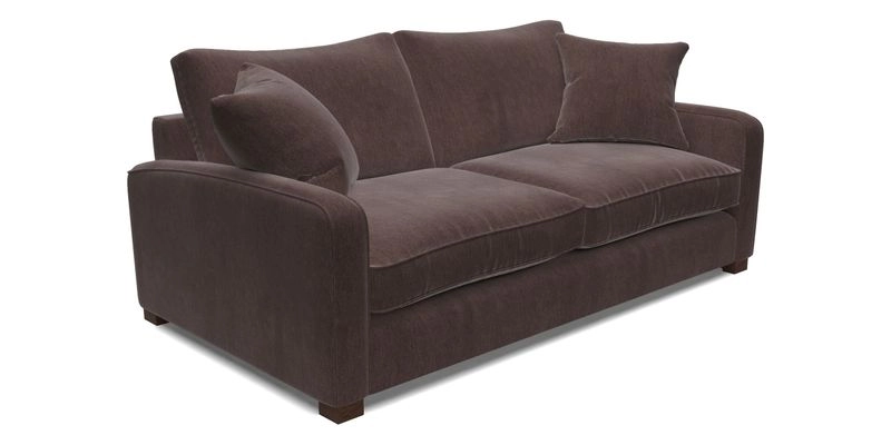 Brook Green 3 Seater Sofa in Two Tone Plain Biscuit