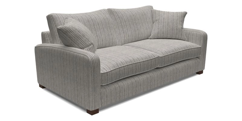 Brook Green 3 Seater Sofa in Two Tone Plain Biscuit
