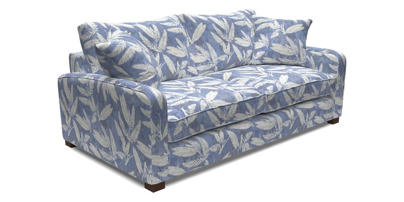 Brook Green 3 Seater Sofa in Two Tone Plain Biscuit