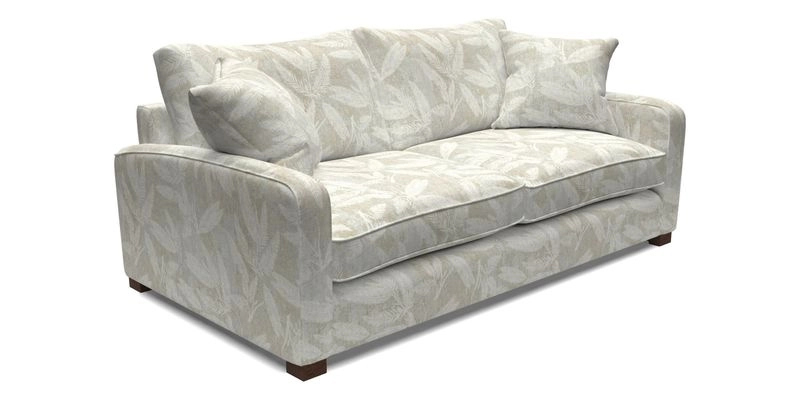 Brook Green 3 Seater Sofa in Two Tone Plain Biscuit