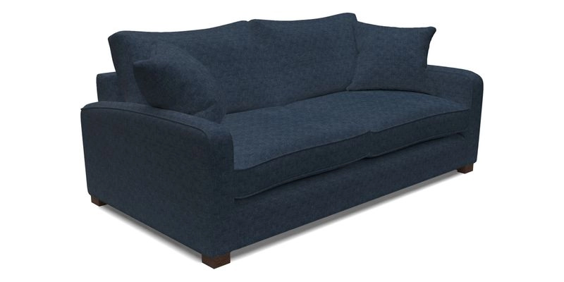 Brook Green 3 Seater Sofa in Two Tone Plain Biscuit