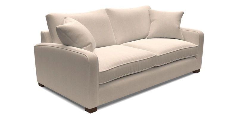 Brook Green 3 Seater Sofa in Two Tone Plain Biscuit