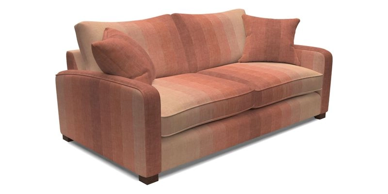 Brook Green 3 Seater Sofa in Two Tone Plain Biscuit